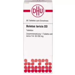 BOLETUS LARICIS D 3 tabletės, 80 vnt