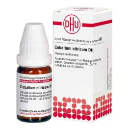 COBALTUM NITRICUM D 6 Skiedimas, 20 ml