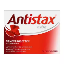 ANTISTAX papildomos venos tabletės, 30 vnt
