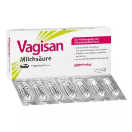VAGISAN Pieno rūgšties makšties žvakutės, 7 valandos