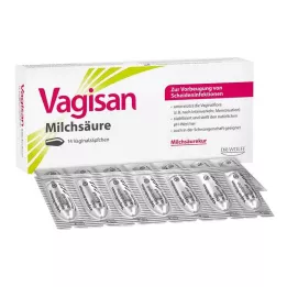 VAGISAN Pieno rūgšties makšties žvakutės, 14 vnt