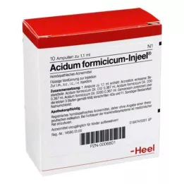 ACIDUM FORMICICUM INJEEL Ampulės, 10 vnt