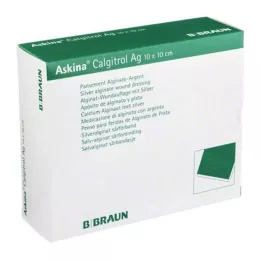 ASKINA Calgitrol Ag 10x10 cm, 10 vnt