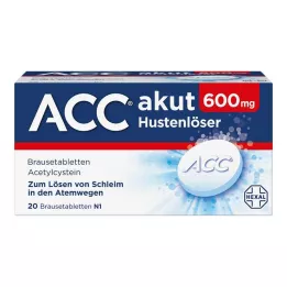 ACC akut 600 šnypščiosios tabletės, 20 vnt