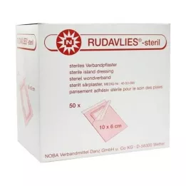 RUDAVLIES-sterilus tvarsčių tinkas 6x10 cm, 50 vnt