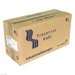 AMPUWA Plastikinis buteliukas injekciniam/infuziniam tirpalui, 10X1000 ml