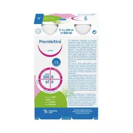 PROVIDE Xtra Drink obuolių geriamasis butelis, 4X200 ml