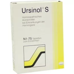 URSINOL S tabletės, 75 vnt