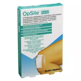 OPSITE Stulpelis-OP 5x6,5 cm tvarstis, 5 vnt