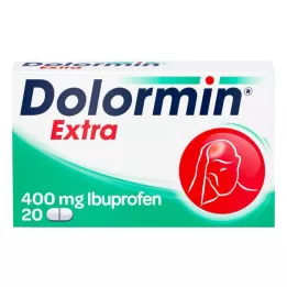 DOLORMIN papildoma plėvele dengtos tabletės, 20 vnt