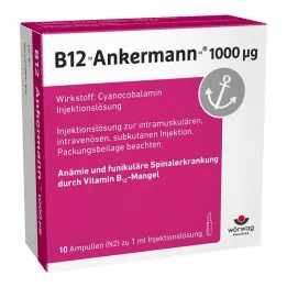 B12 ANKERMANN 1000 mg ampulės, 10X1 ml