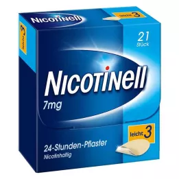 NICOTINELL 7 mg/24 val. pleistras 17,5 mg, 21 vnt