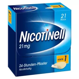 NICOTINELL 21 mg/24 val. pleistras 52,5 mg, 21 vnt