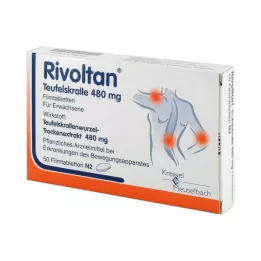 RIVOLTAN „Teufels Claw 480 mg“ plėvelės dengtos tabletės, 50 ST