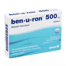 BEN-U-RON 500 mg tabletės, 20 vnt