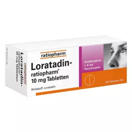 LORATADIN-ratiopharm 10 mg tabletės, 100 vnt