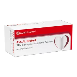 ASS AL Protect 100 mg skrandyje neirios tabletės, 50 vnt