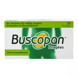 BUSCOPAN Dražė, 20 vnt