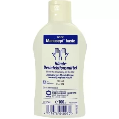 MANUSEPT bazinis tirpalas, 100 ml