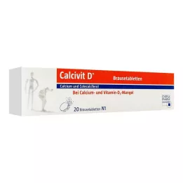 CALCIVIT D putojančios tabletės, 20 vnt