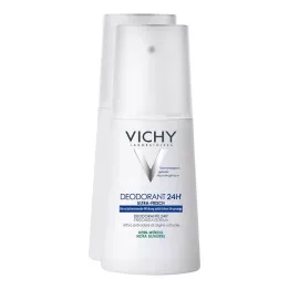 Vichy dezodoranto siurblio purškiklis tart spicy dviguba pakuotė, 2x100 ml