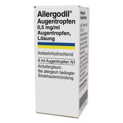 ALLERGODIL Akių lašai, 6 ml
