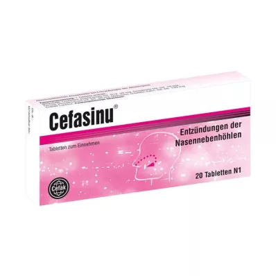 CEFASINU Tabletės, 20 vnt