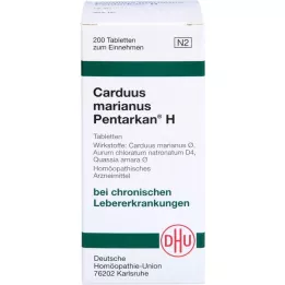 CARDUUS MARIANUS PENTARKAN H tabletės, 200 vnt