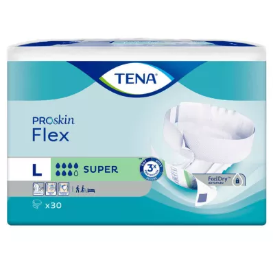 TENA FLEX super L, 30 vnt TENA FLEX super L, 30 vnt