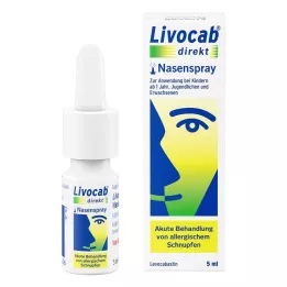 LIVOCAB tiesioginis nosies purškalas, 5 ml