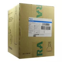 AQUA B.Braun skalavimo tirpalas Ecolav, 20X100 ml