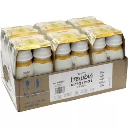 FRESUBIN ORIGINAL DRINK Vanilinis geriamasis butelis 6X4X200 ml