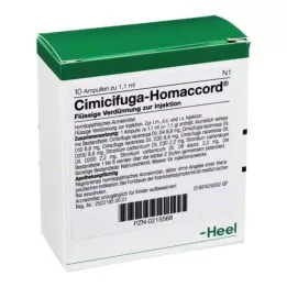 CIMICIFUGA HOMACCORD Ampulės, 10 vnt