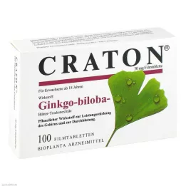 CRATON Plėvele dengtos tabletės, 100 vnt