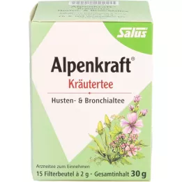 ALPENKRAFT Kosulio ir bronchų arbata Salus Fbtl., 15 vnt