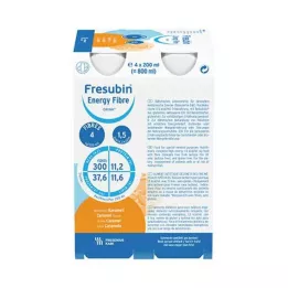 FRESUBIN ENERGY Pluoštas DRINK Karamelinis gėrimo butelis 6X4X200 ml