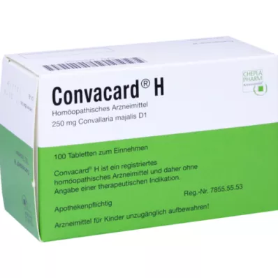 CONVACARD H tabletės, 100 vnt