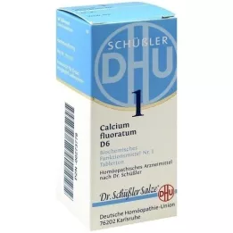 BIOCHEMIE DHU 1 Calcium fluoratum D 6 tabletė, 80 vnt