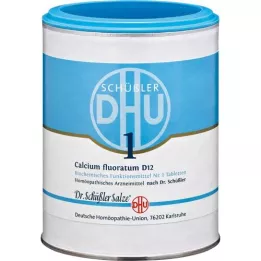 BIOCHEMIE DHU 1 Calcium fluoratum D 12 tabletės, 1000 vnt