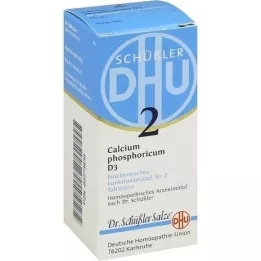 BIOCHEMIE DHU 2 Calcium phosphoricum D 3 tabletės, 80 vnt