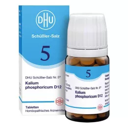 BIOCHEMIE DHU 5 Kalium phosphoricum D 12 tablečių, 80 vnt