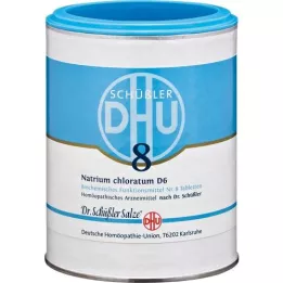 BIOCHEMIE DHU 8 Natrium chloratum D 6 tabletės, 1000 vnt