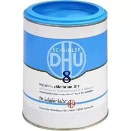 BIOCHEMIE DHU 8 natrio chloratum D 12 tablečių, 1000 vnt