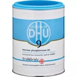 BIOCHEMIE DHU 9 Natrium phosphoricum D 6 tabletės, 1000 vnt