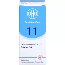 BIOCHEMIE DHU 11 Silicea D 6 tablečių, 80 vnt