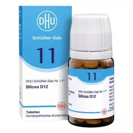 BIOCHEMIE DHU 11 Silicea D 12 tablečių, 80 vnt