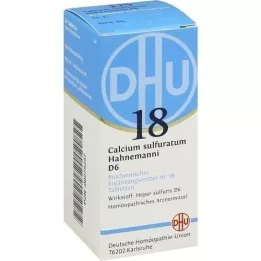 BIOCHEMIE DHU 18 Calcium sulfuratum D 6 tablečių, 80 vnt