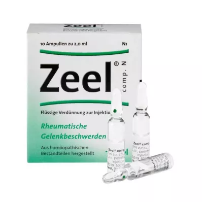 ZEEL komp.N ampulės, 10 vnt ZEEL komp.N ampulės, 10 vnt