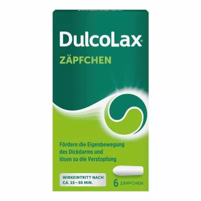 DULCOLAX Žvakutės, 6 vnt DULCOLAX Žvakutės, 6 vnt