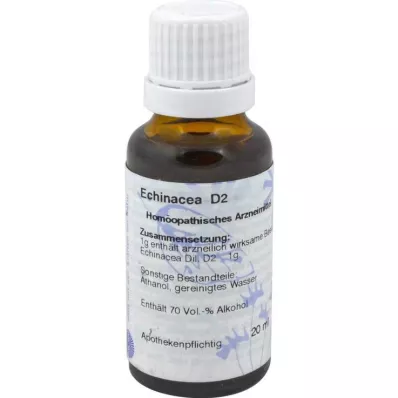 ECHINACEA D 2 praskiedimas, 20 ml ECHINACEA D 2 praskiedimas, 20 ml